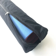 Spacious Yoga Mat Bag – Portable Canvas Backpack for Fitness Travel