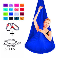 Ultimate Stretch Aerial Yoga Hammock with Elastic Fabric for Anti-Gravity Fitness