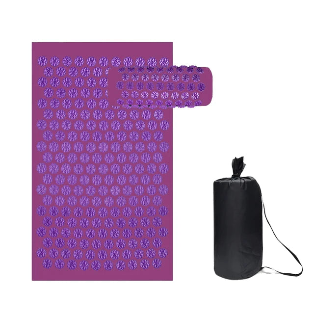 Ultimate Acupressure Yoga Mat Set with Spike Design for Stress Relief