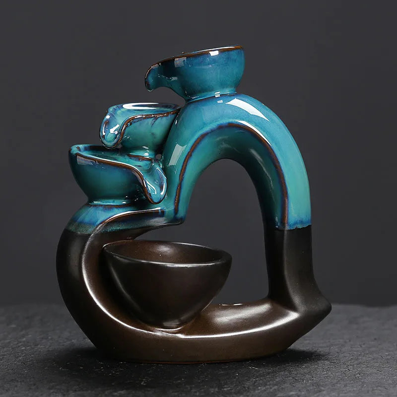 Romantic Ceramic Backflow Burner – European Style Valentine Aromatherapy