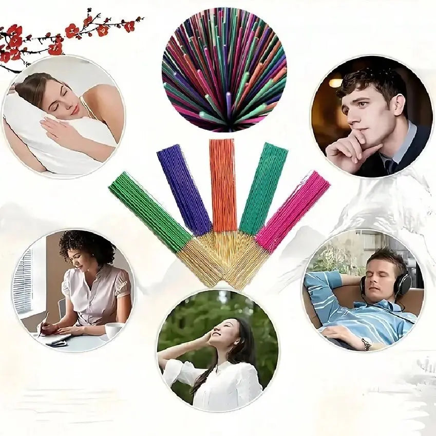 Natural Jasmine & Lavender Incense Sticks – 50pcs for Yoga & Meditation