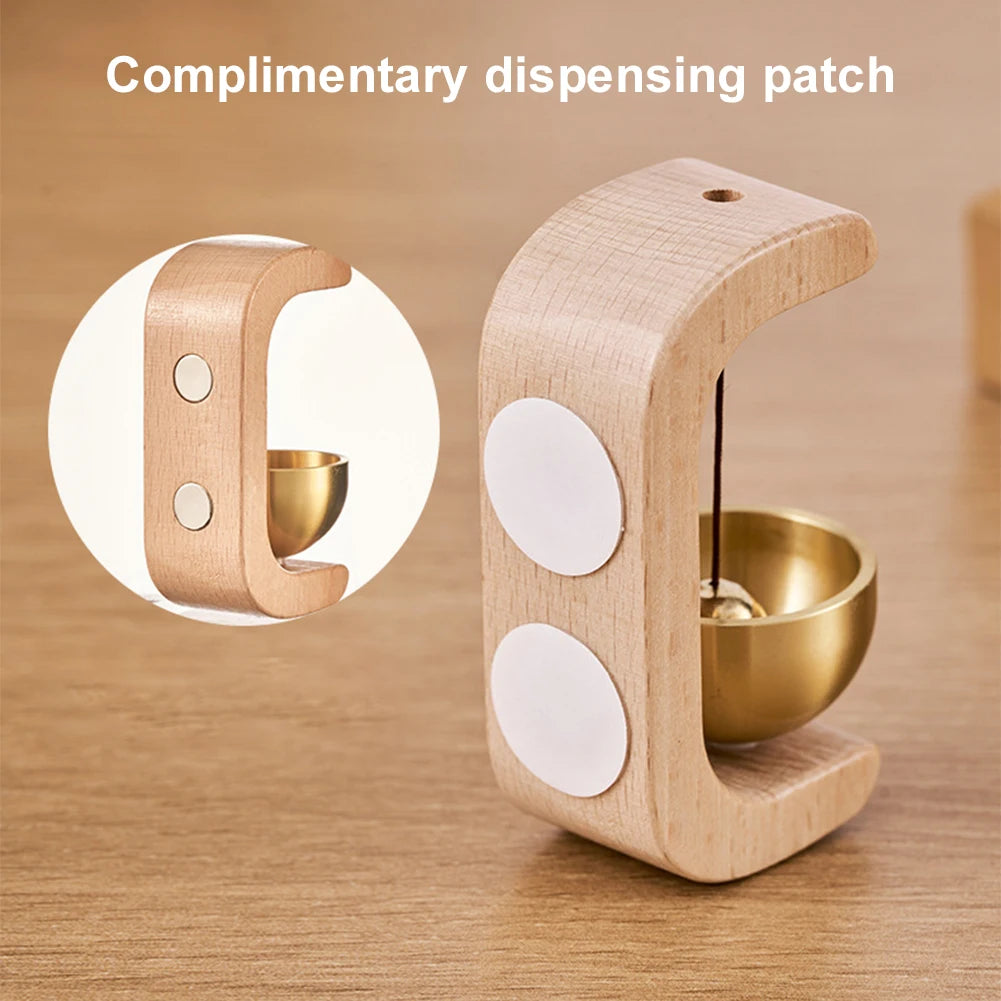 Ultimate Wireless Wooden Wind Chime with Magnetic Suction for Calming Ambiance
