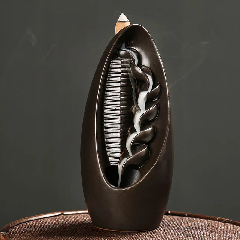 Unique Dragon Backflow Incense Burner – Ceramic Pterosaur Censer