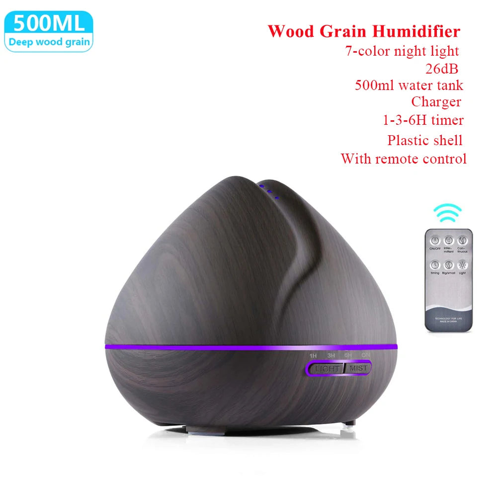 Ultimate Ultrasonic Essential Oil Diffuser with Remote Control for Relaxation