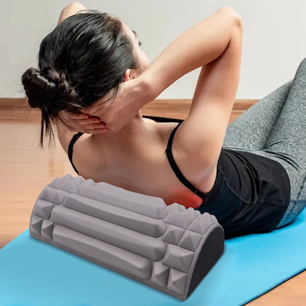 Premium Half-Round Pilates Foam Roller for Muscle Relief