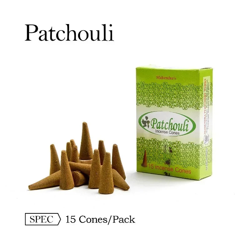Calming Mahendra Incense Cones – Sandalwood & Lavender Aromatherapy