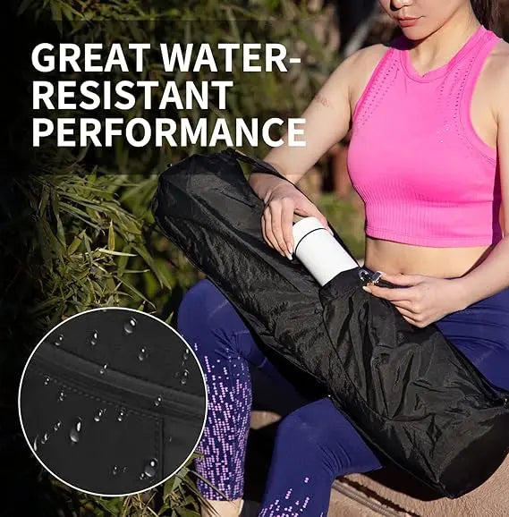 Ultimate Yoga Mat Bag – With Bottle Pocket & Wet Storage for Gym