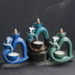 Romantic Ceramic Backflow Burner – European Style Valentine Aromatherapy