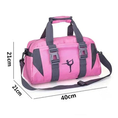 Premium Waterproof Yoga Gym Bag – Nylon Duffel for Fitness & Travel