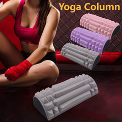 Premium Half-Round Pilates Foam Roller for Muscle Relief