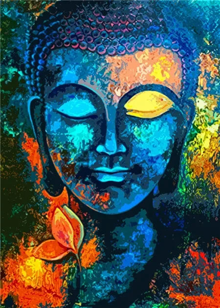 Tranquil Buddha Chakra Mandala Canvas – Meditation Wall Decor