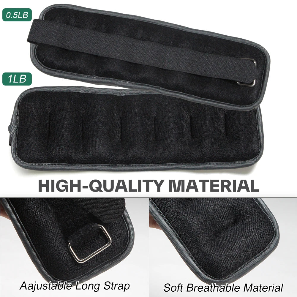 Ultimate Adjustable Ankle and Wrist Weights for Enhanced Workouts
