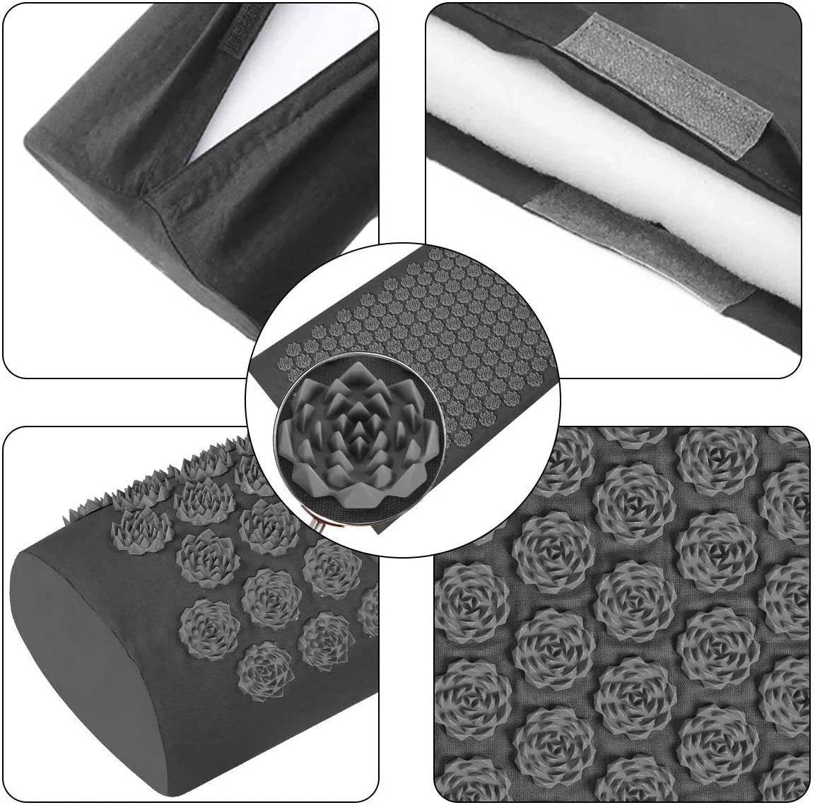 Ultimate Acupressure Yoga Mat Set with Spike Design for Stress Relief