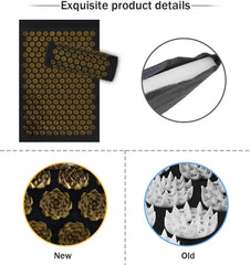 Ultimate Acupressure Yoga Mat Set with Spike Design for Stress Relief