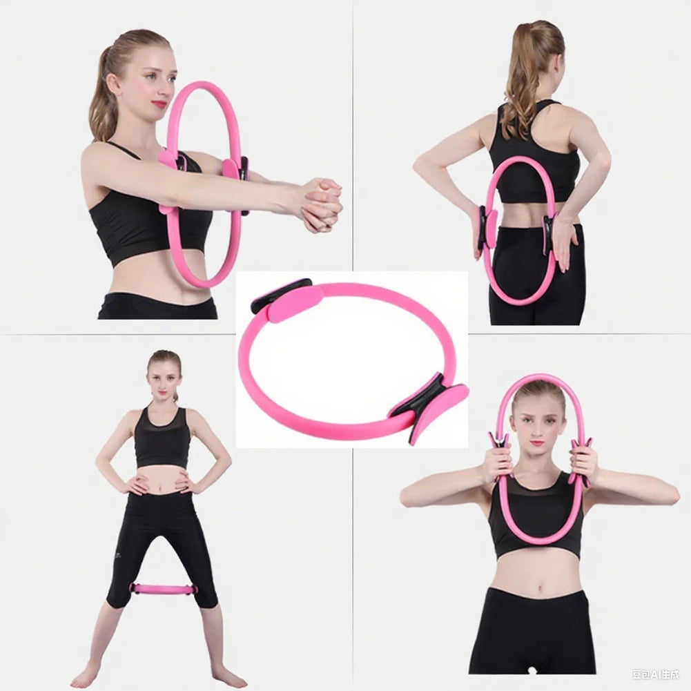 Ultimate Pilates Ring with Non-Slip Handles for Core Toning