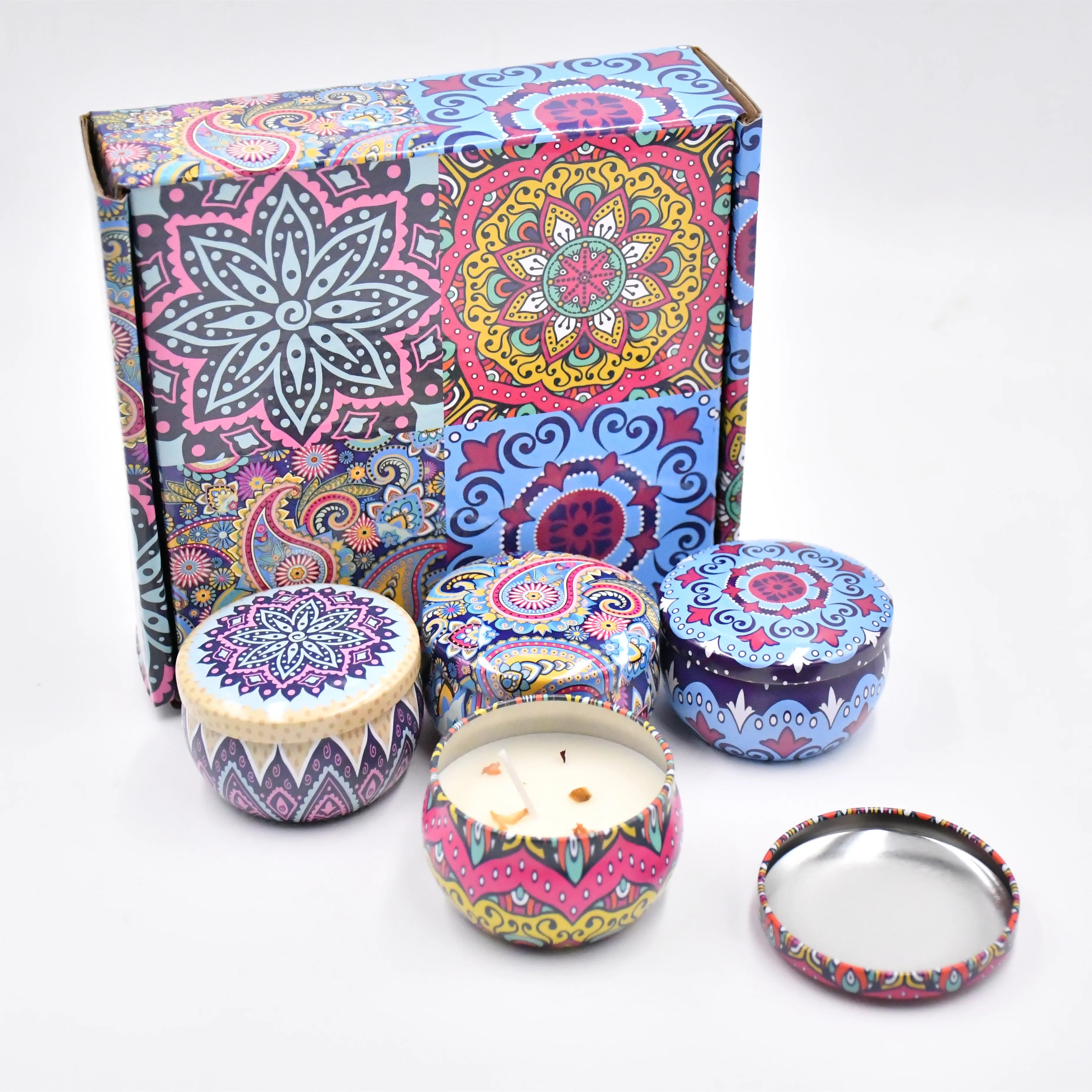 Calming Scented Candle Set – Stress Relief for Pilates & Yoga