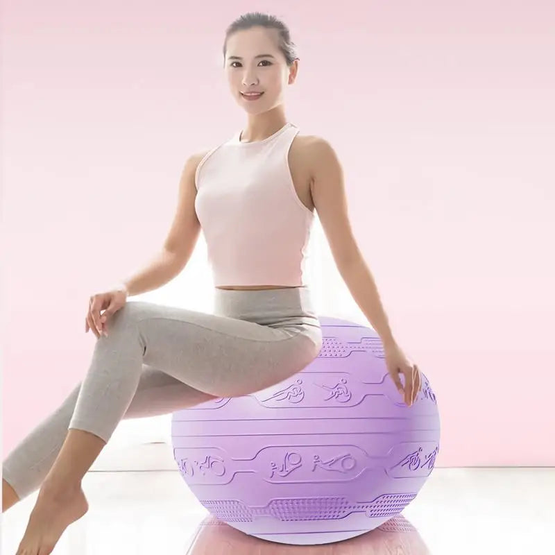 Ultimate Anti-Burst Pilates Ball with Non-Slip Surface for Core Strength