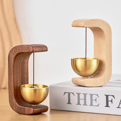 Ultimate Wireless Wooden Wind Chime with Magnetic Suction for Calming Ambiance