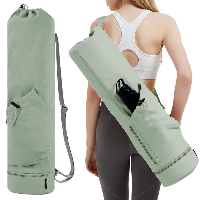 Ultimate Yoga Mat Bag – With Bottle Pocket & Wet Storage for Gym
