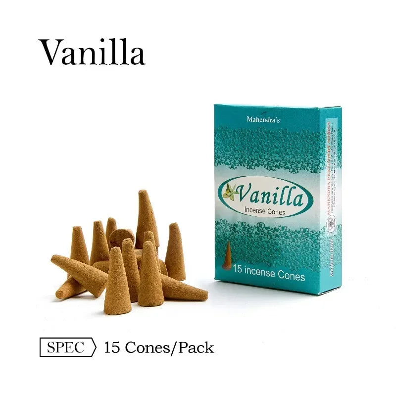Calming Mahendra Incense Cones – Sandalwood & Lavender Aromatherapy