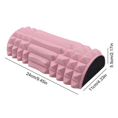Premium Half-Round Pilates Foam Roller for Muscle Relief