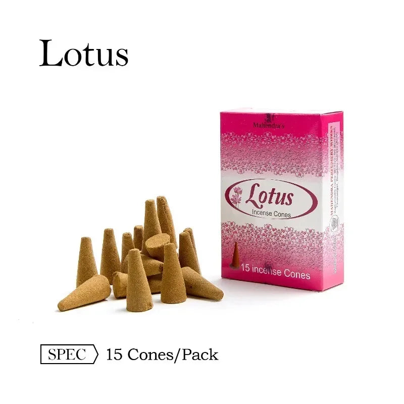 Calming Mahendra Incense Cones – Sandalwood & Lavender Aromatherapy