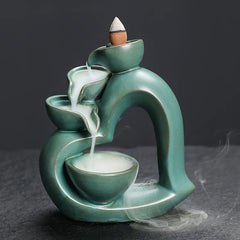 Romantic Ceramic Backflow Burner – European Style Valentine Aromatherapy
