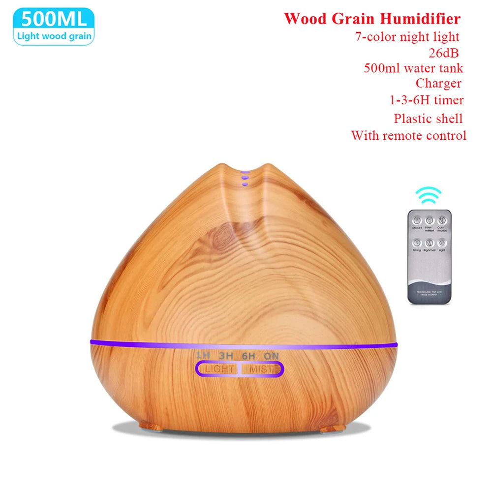 Ultimate Ultrasonic Essential Oil Diffuser with Remote Control for Relaxation