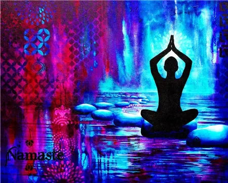 Tranquil Buddha Chakra Mandala Canvas – Meditation Wall Decor
