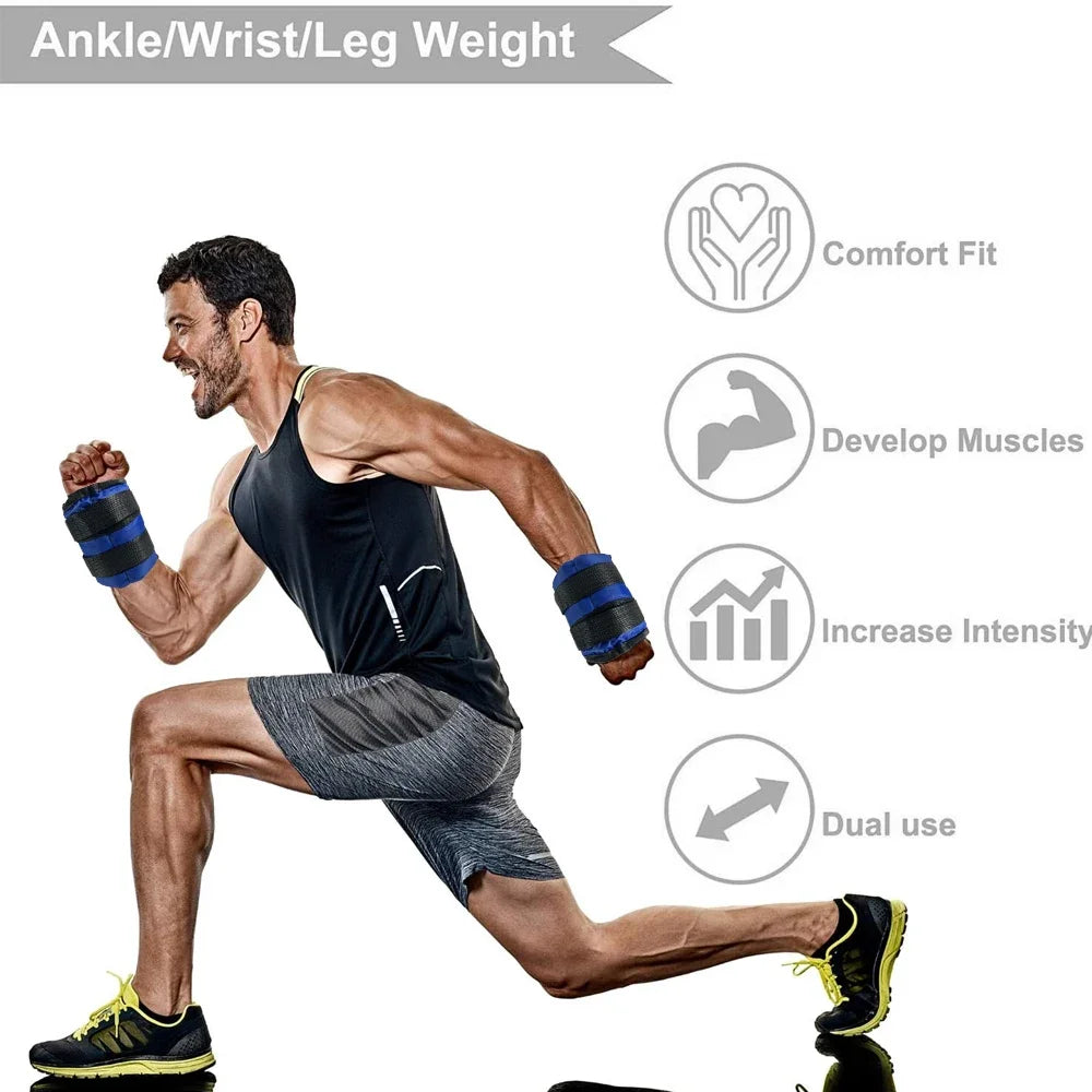 Ultimate Adjustable Wrist and Ankle Weights for Enhanced Fitness
