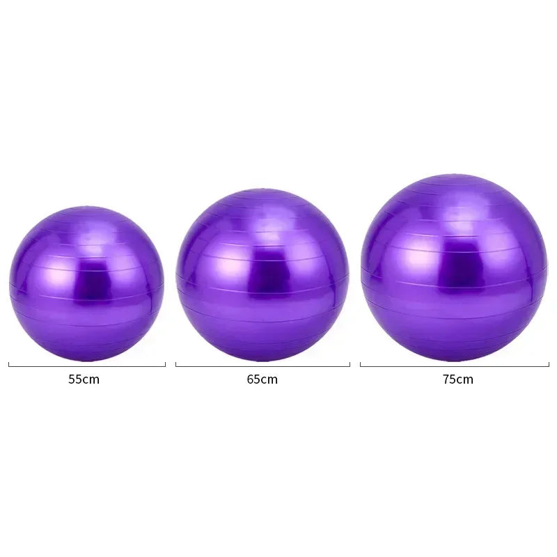 Ultimate Inflatable Pilates Ball with Thickened Design for Balance Fitness