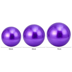 Ultimate Inflatable Pilates Ball with Thickened Design for Balance Fitness