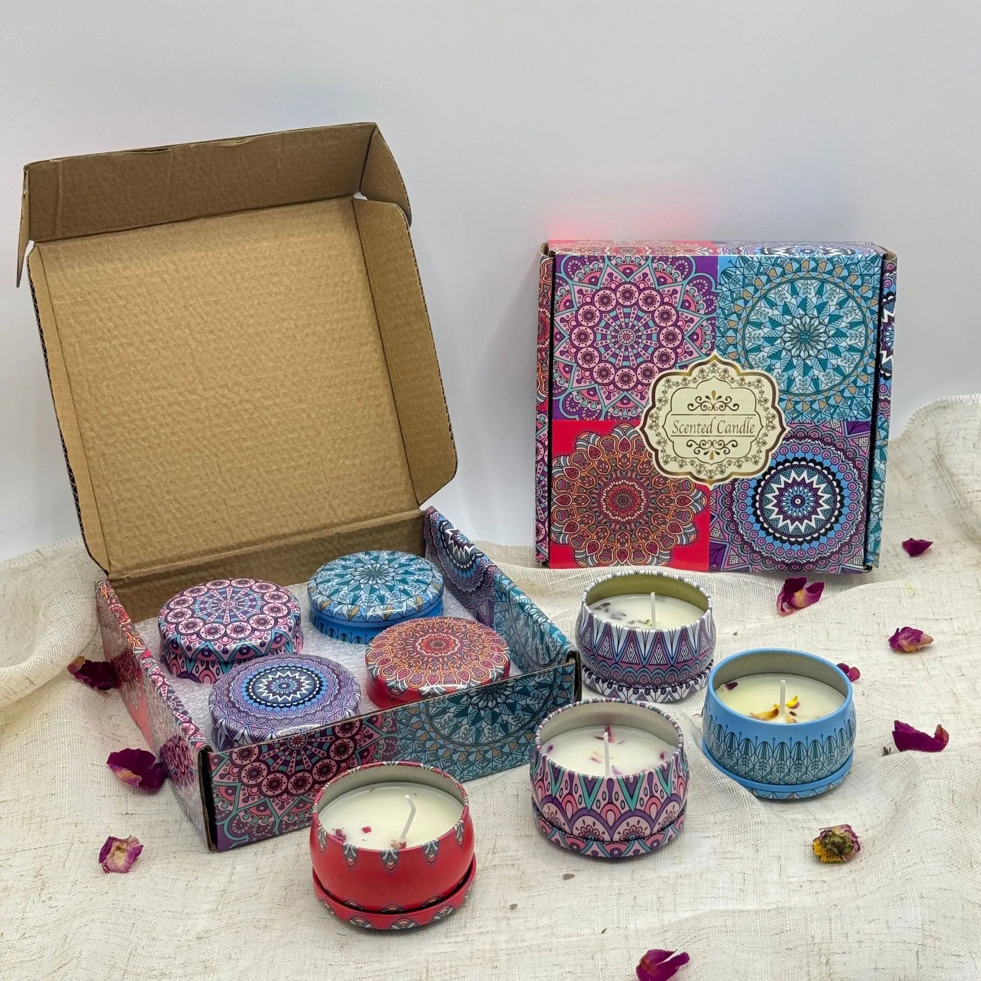 Calming Scented Candle Set – Stress Relief for Pilates & Yoga