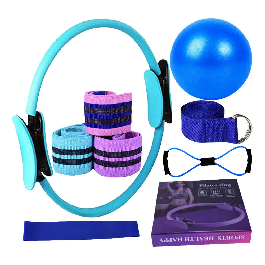 Ultimate Pilates Essentials Kit with Versatile Resistance for Full-Body Fitness