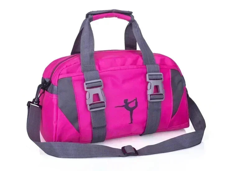 Premium Waterproof Yoga Gym Bag – Nylon Duffel for Fitness & Travel