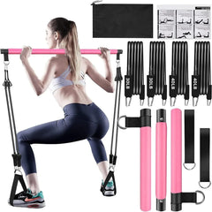Ultimate Resistance Bands Set with Fitness Bar for Home Workouts