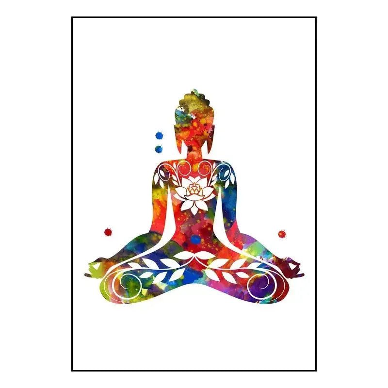 Elegant Nordic Yoga Wall Art – Meditation Poster for Home Decor