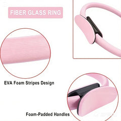 Ultimate Pilates Ring with Non-Slip Handles for Core Toning