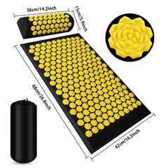 Ultimate Acupressure Yoga Mat Set with Spike Design for Stress Relief