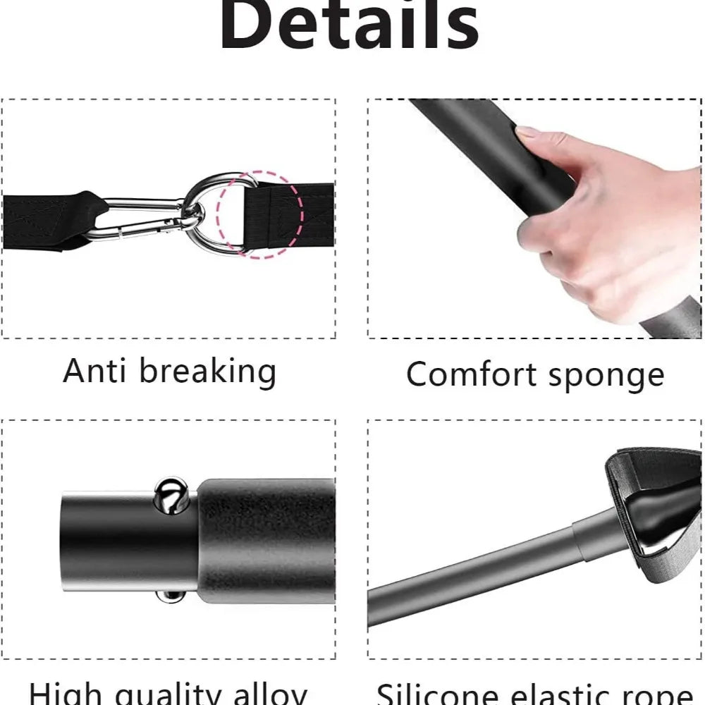 Ultimate Resistance Bands Set with Fitness Bar for Home Workouts