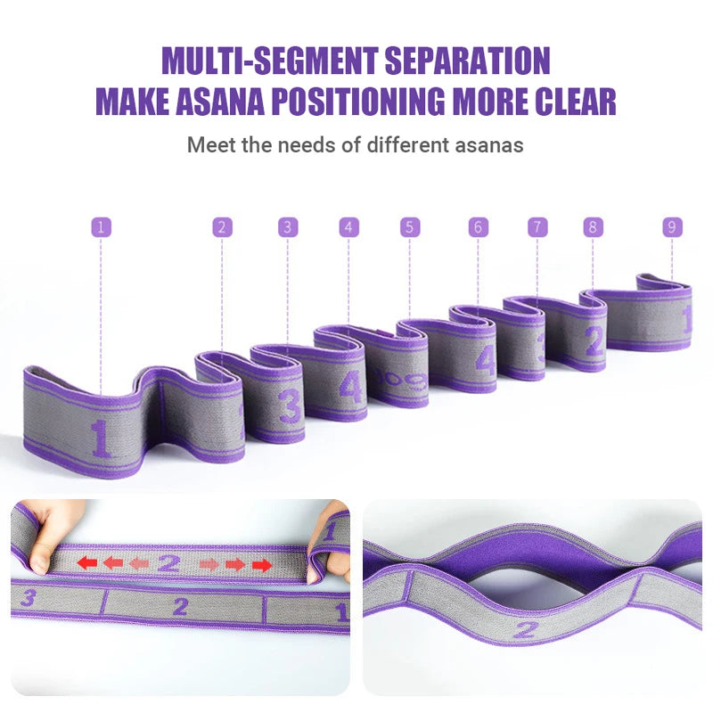 Ultimate Multi-Section Pilates Resistance Band for Flexibility