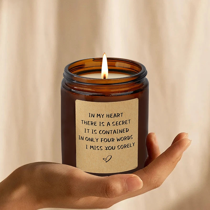 Premium 200g Soy Wax Candle – Fragrant Jar for Yoga & Meditation