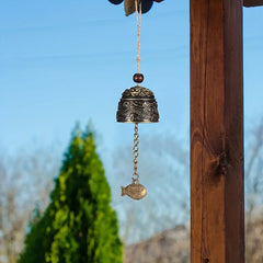 Classic Dragon Feng Shui Wind Chime – Metal Bell for Good Luck Decor