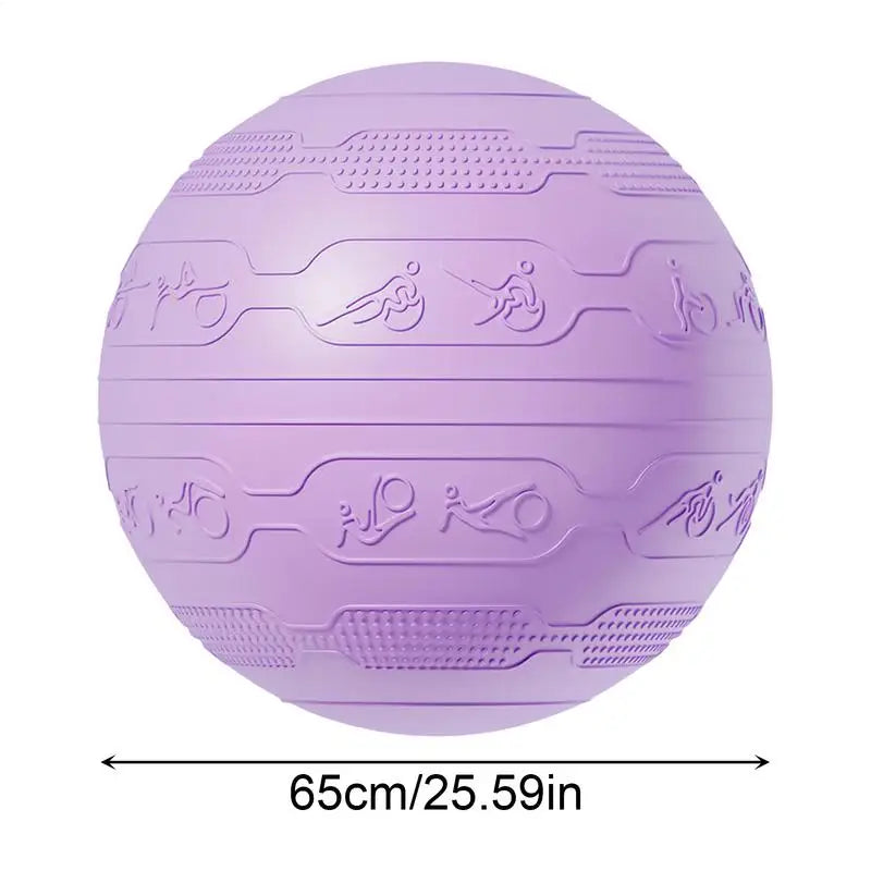 Ultimate Anti-Burst Pilates Ball with Non-Slip Surface for Core Strength