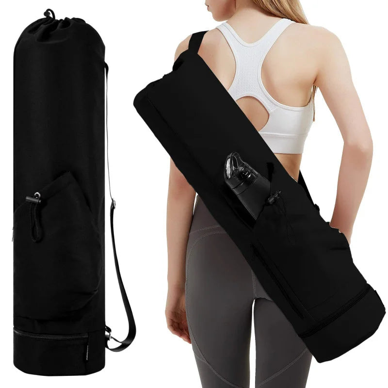 Ultimate Yoga Mat Bag – With Bottle Pocket & Wet Storage for Gym