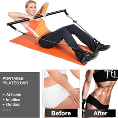 Ultimate Resistance Bands Set with Fitness Bar for Home Workouts