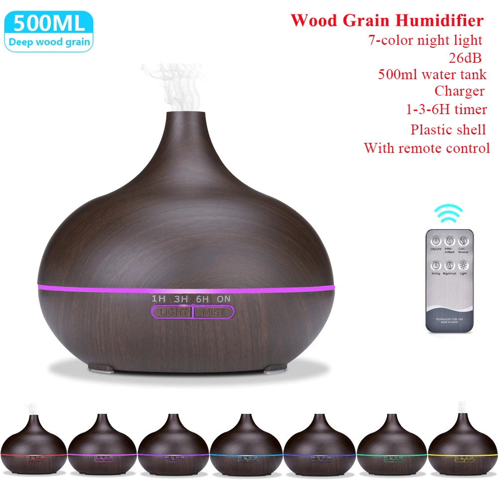 Ultimate Ultrasonic Essential Oil Diffuser with Remote Control for Relaxation