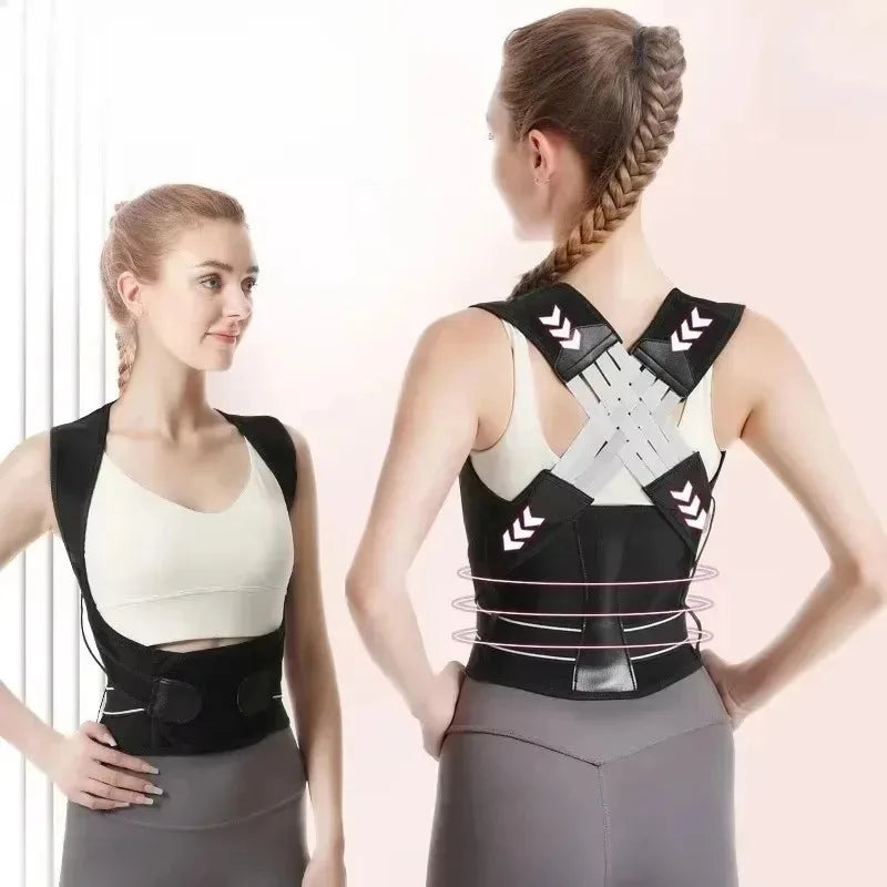 Premium Adjustable Back Posture Corrector for Pilates Support