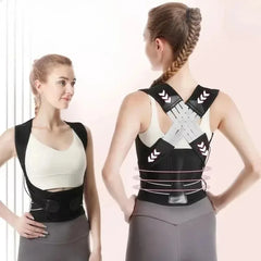 Premium Adjustable Back Posture Corrector for Pilates Support