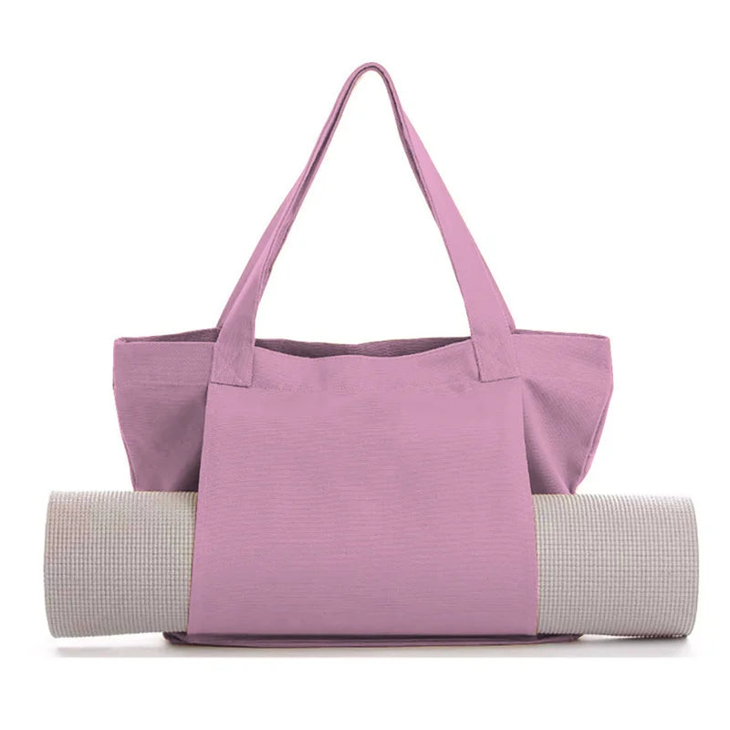 Durable Large Yoga Mat Bag – Foldable Canvas Carrier for Fitness